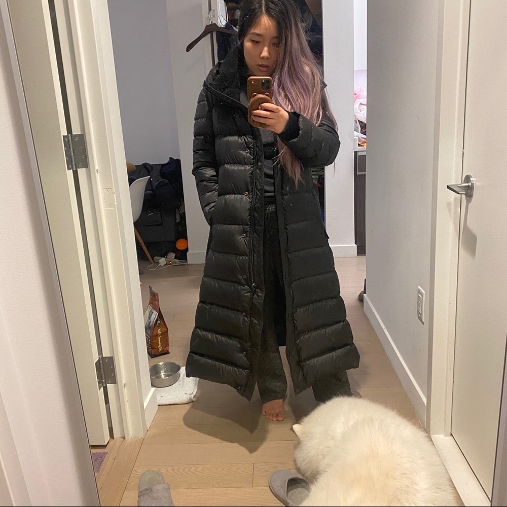Burberry Black Long Puffer Down Jacket